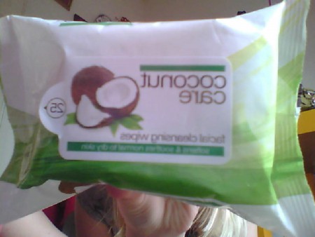 coconut wipes for face